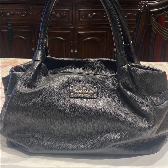 Kate Spade Black Leather Handbag - Picture 1 of 1